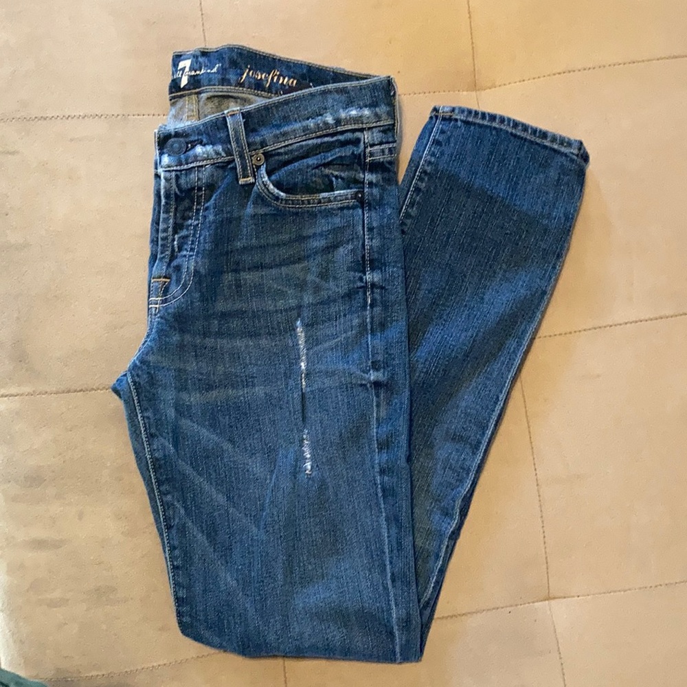 7 for all mankind josefina jeans, size 25